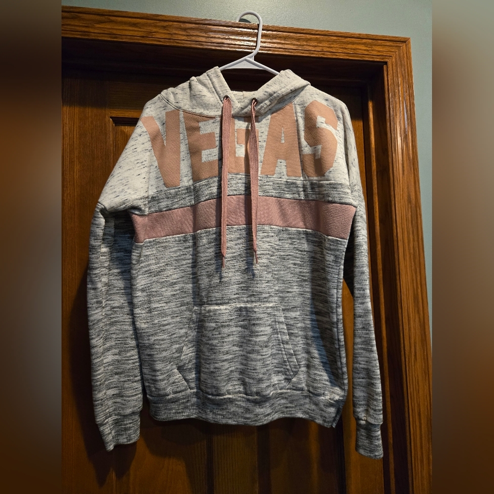 Women's, sGray and Pink Hoodie
